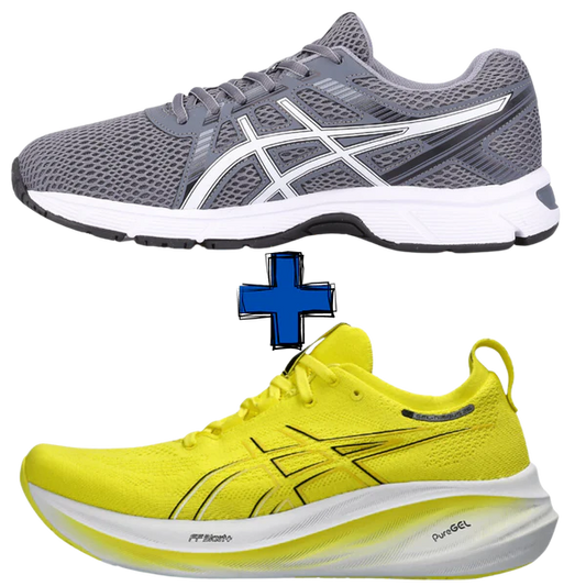 COMBO AVEC BASKETS Asics Gel-Nimbus 26 + Asics Gel-Impression 10